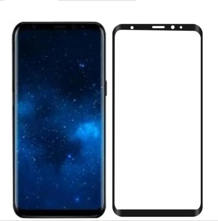 3D покрытие поверхности полное защита экрана закаленное стекло для Samsung Galaxy Note 8