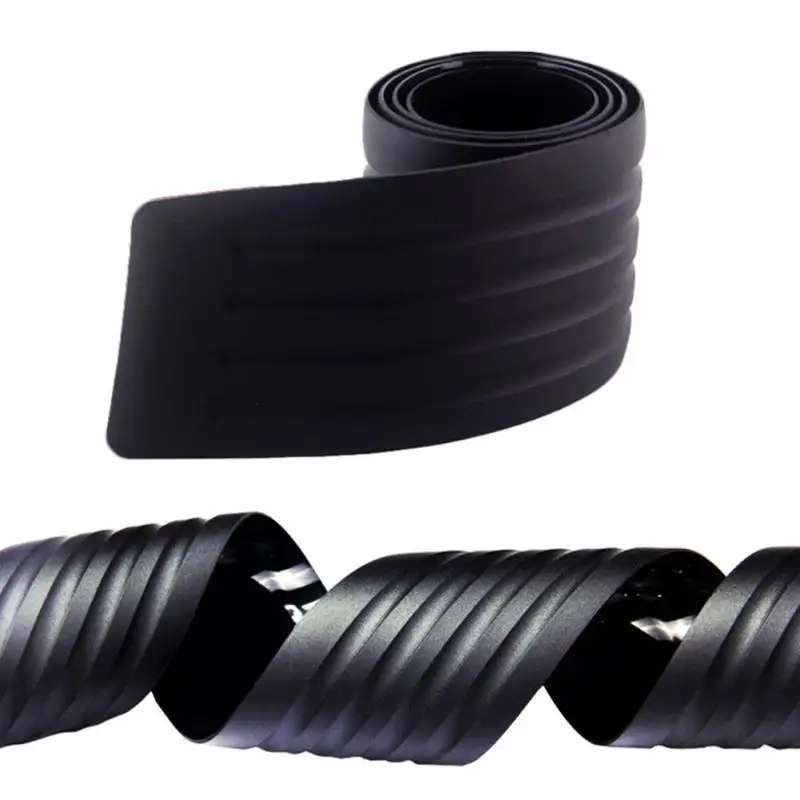 

Car SUV Black Trunk Sill Crashproof Door Guard Body Bumper Protector Trim Cover Protective Backplate