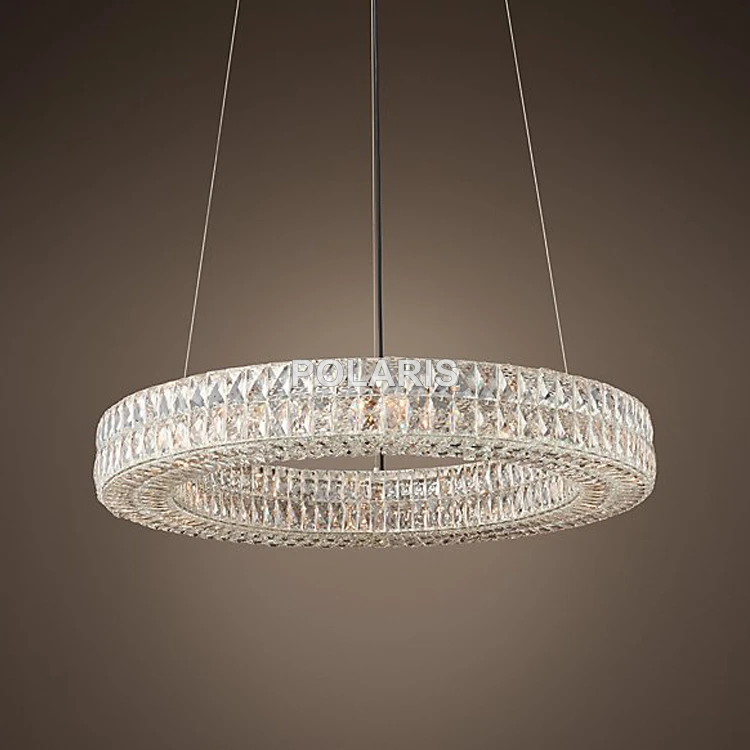 Modern Vintage Luxury K9 Crystal Chandelier Lighting Round ...