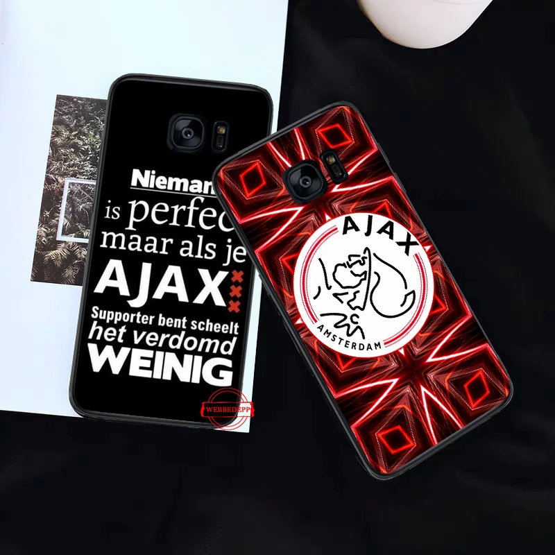 Ajax команды силиконовый чехол для samsung S6 край S7 S8 плюс S9 S10 S10e M10 M20 M30 M40