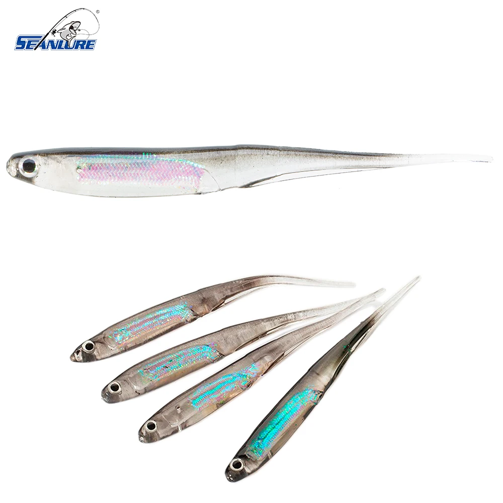 Seanlure 4шт/уп 10см 3г желе рыбы мягкие приманки фольга внутри пластика искусственные приманки искусственный pesca рыболовные снасти 4 цветов дополнительно Seanlure 4шт/уп 10см 3г желе рыбы мягкие приманки фольга внутри пластика искусственные приманки искусственный pesca рыболовные снасти 4 цветов дополнительно
