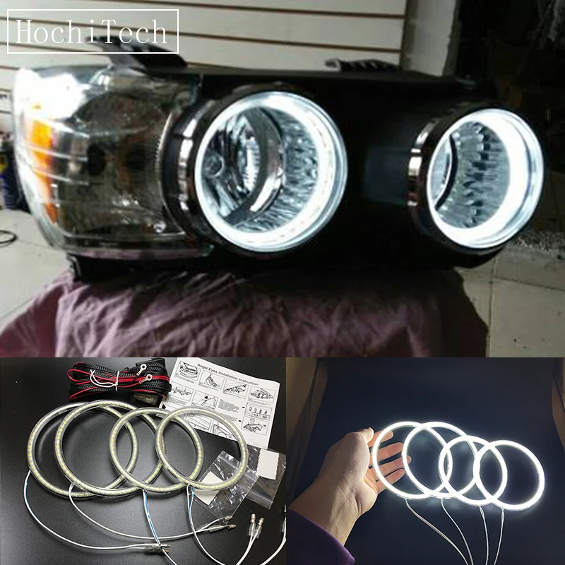 HochiTech Ultra bright SMD white LED angel eyes 2500LM 12V halo ring kit daytime running light DRL for Chevrolet Aveo 2011-2014 HochiTech Ultra bright SMD white LED angel eyes 2500LM 12V halo ring kit daytime running light DRL for Chevrolet Aveo 2011-2014