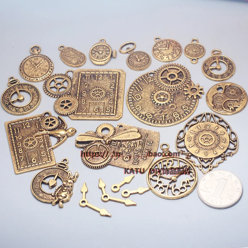 

Timepieces Clock Hands Steampunk Vintage DIY Handmade Alloy Jewelry Accessories Decorations
