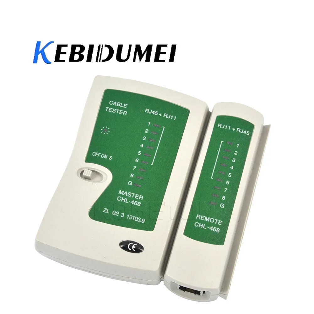 Kebidumei Горячая сетевой Lan Кабельный тестер Cat 5/Cat 5e/Cat 6/UTP кабели с RJ-11 и RJ-45