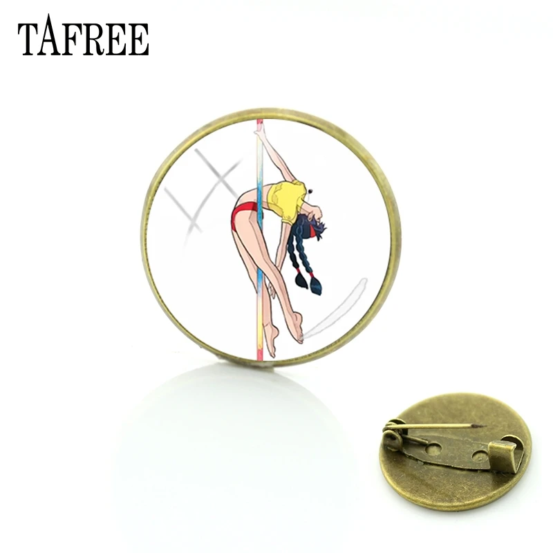 TAFREE Элегантные Броши для танцев на шесте танцора хит продаж значок рюкзака