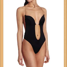 Брендовый сексуальный костюм для тела, глубокий u-образный бюстгальтер с пуш-ап, комбинезон, прозрачный бюстгальтер на бретельках, нижнее белье, комплект для интерьера ropa, женское нижнее белье