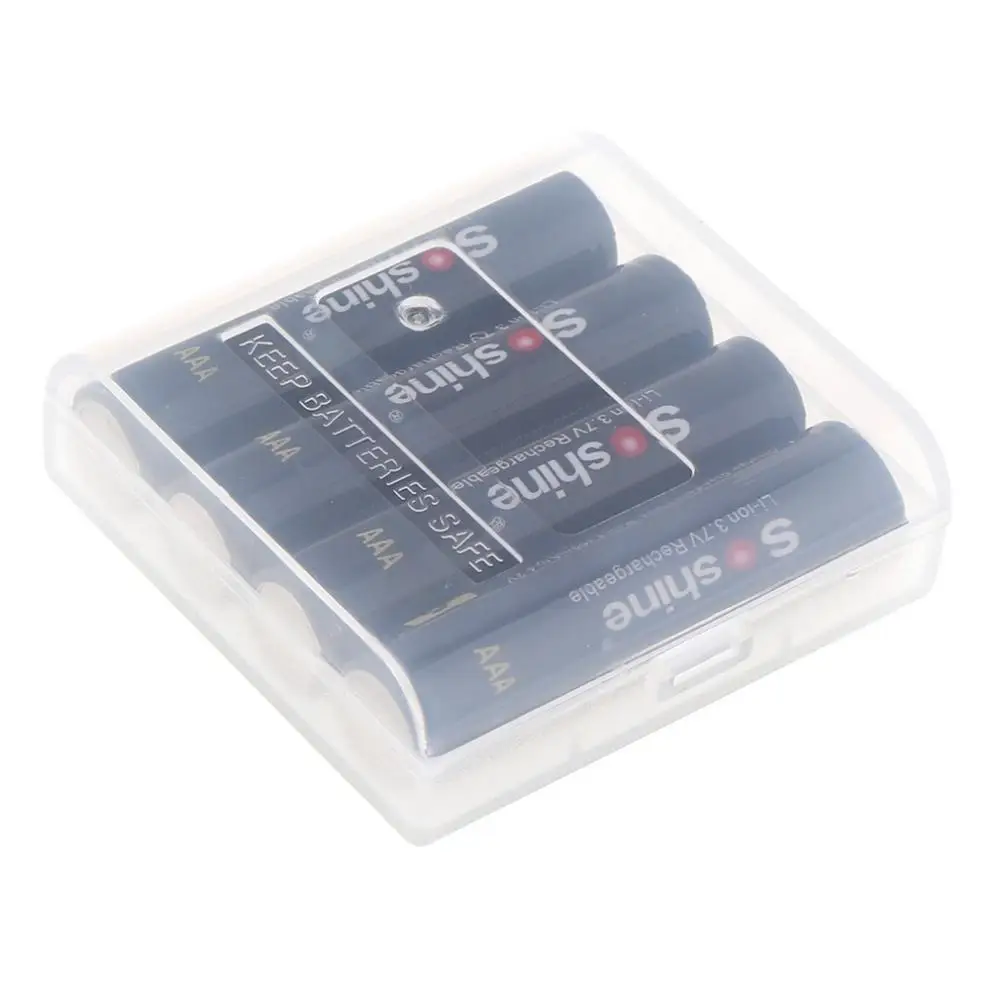 4 шт. литий ионные перезаряжаемые батарейки 3 7 в 350 мАч|rechargeable battery|battery aaaa battery |