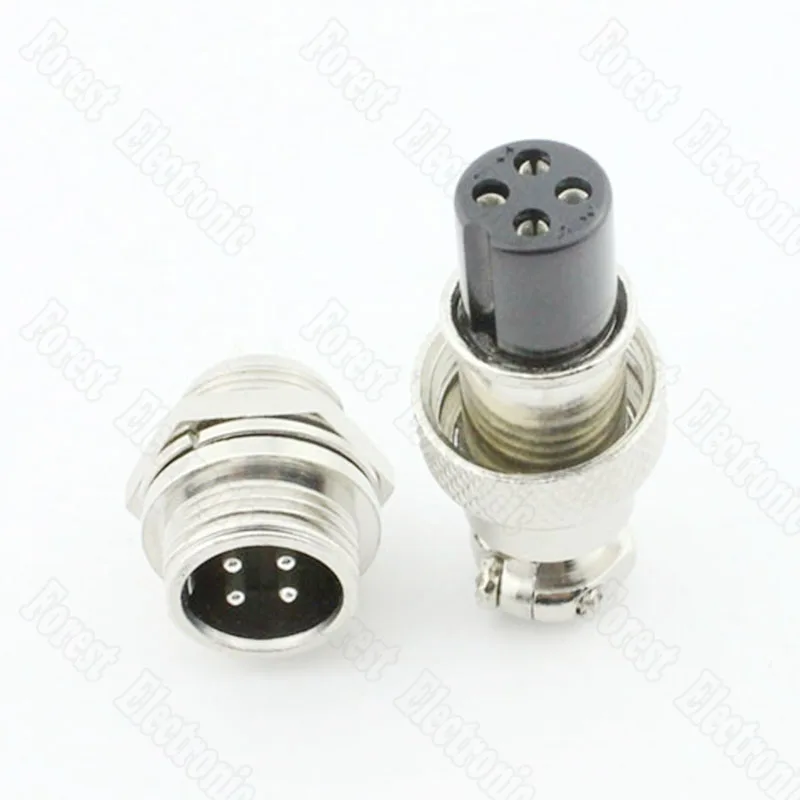 

4 Pin Air Plug Air Connector One Set GX12-4P