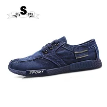 Новое поступление, осень мужская парусиновая обувь спортивная универсальный стиль ковбой Материал Мужская Скейтбординг обуви tm0007