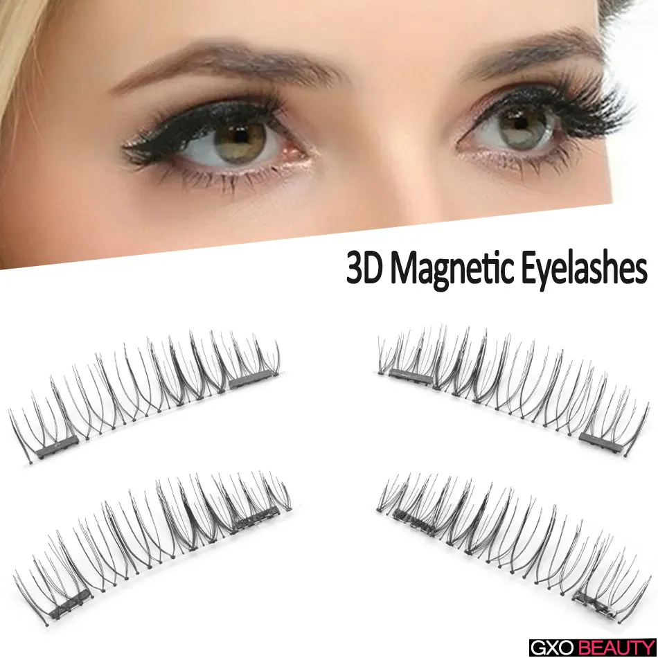 GXO BEAUTY Magnetic Lashes 6D Magnet Eyelashes with two