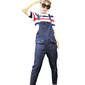

Denim Rompers Womens Jumpsuit Jeans Overalls Elegant Suspender Denim Overalls Women Slim Elegant Sexy Jumpsuit 2017