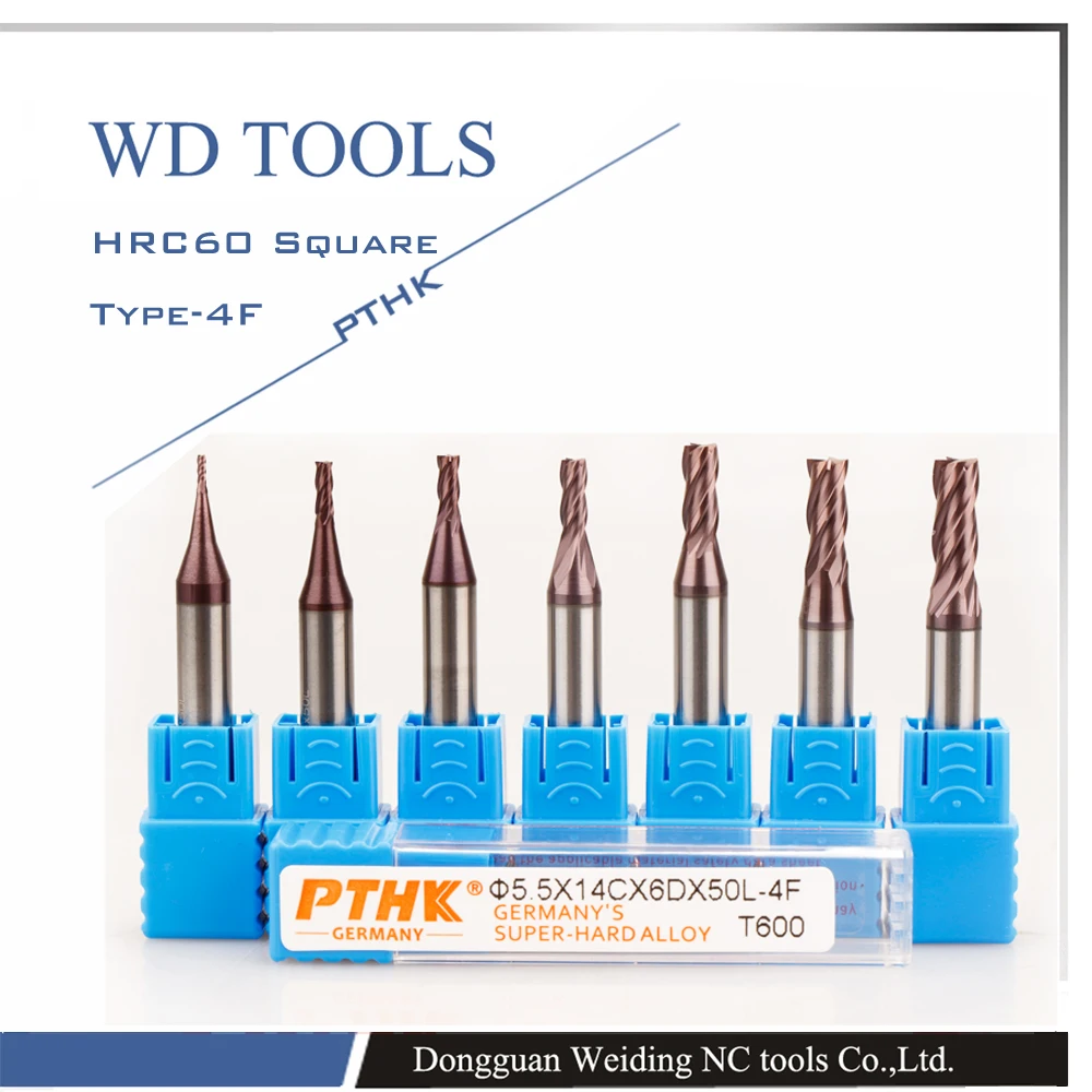 

18mm Solid Carbide Square 35 Helix CNC machine tool for variety solid materials/milling tools HRC60