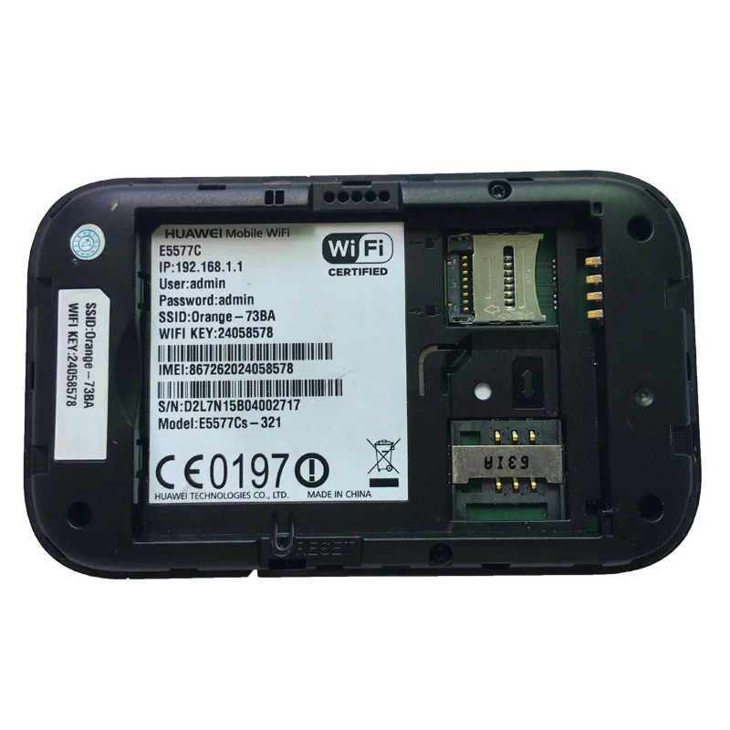 Разблокированный роутер huawei e5577 беспроводной 4g e5577s lte band Wi Fi модем 3g со слотом для