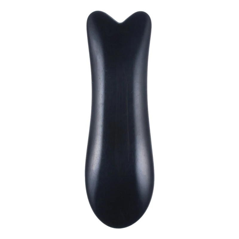 

Fish Mold Resin Gua Sha Tool Horn Scratching Plate, Black