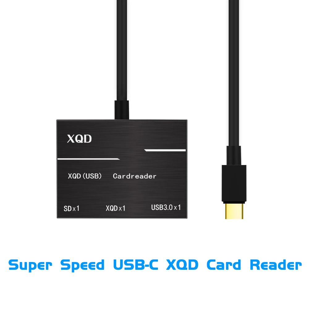 USB C XQD SD Card Reader Upto 500MB s High Speed Type C USB3 0 HUB 3