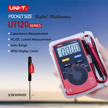UNI-T Ut10A Pocket Digital Multimeter Auto Range AC DC Volt Ohm Capacitance Hz Tester UNI-T Ut10A Pocket Digital Multimeter Auto Range AC DC Volt Ohm Capacitance Hz Tester