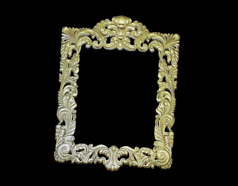 

digital file frame 3d model relief for cnc carving engraving in STL file format artcam type3 aspire E7