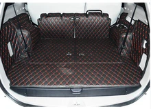 High quality! Special trunk mats for Mitsubishi Pajero Sport 7seats / 5seats 2014-2008 waterproof boot catpets,Free shipping