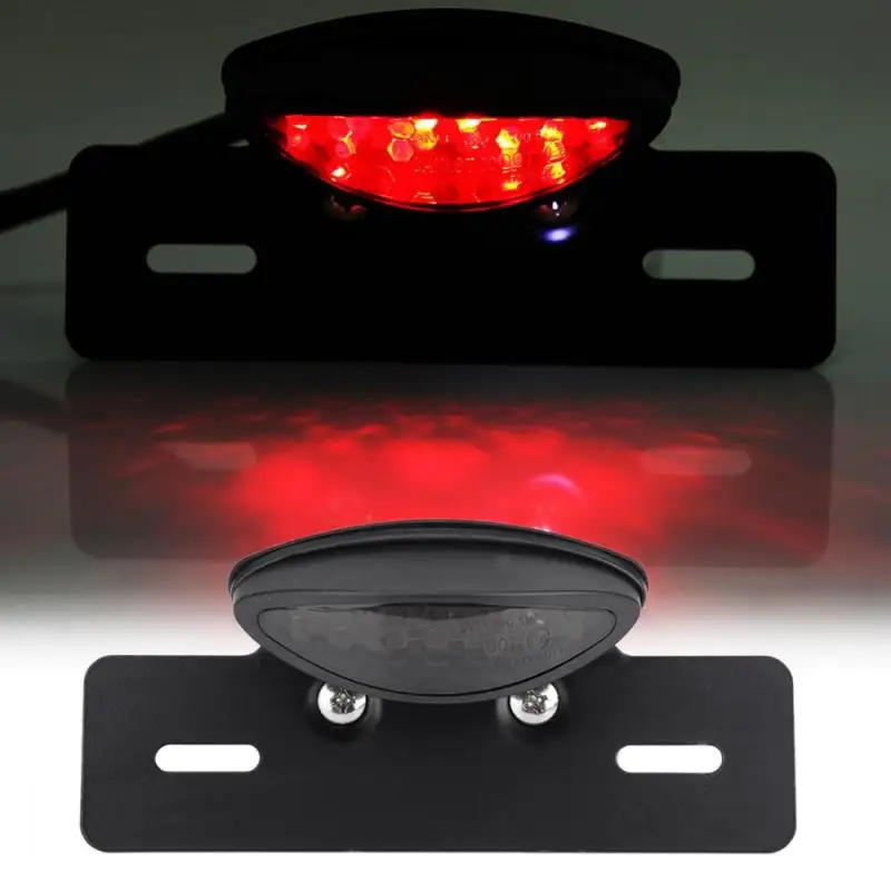 

Motorcycle LED Rear Brake Tail Light Stop License Plate Lights for MotorbikesTruck ATV Trailer Cafe Racer