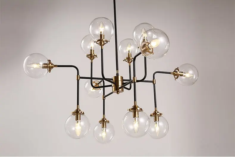 Led e27 Nordic Iron Glass дизайнерская Светодиодная лампа Magic Bean светодиодная лампа.