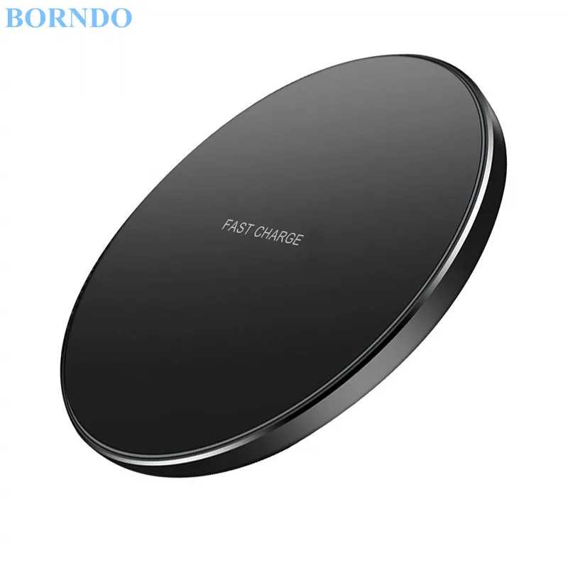

Fast Qi Wireless Charger Pad For IPhone X/8/8 Plus 10W Charging Mat For Samsung Galaxy S8/S8 Plus Universal Qi-enabled Devices