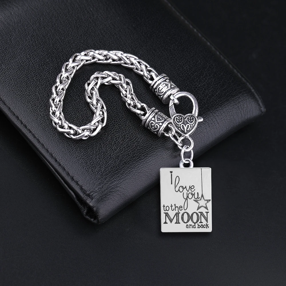 I Love You Charm With Lobster Claw Clasp Charms for Bracelets and Necklaces