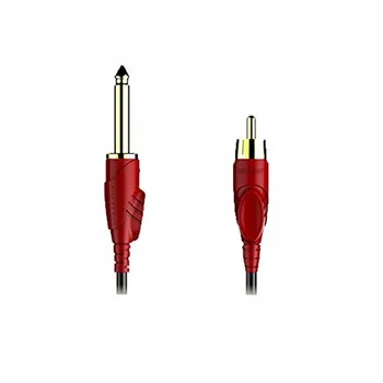 

BIGWASP Premium Quality Silicone Soft Tattoo RCA Connector Clip Cords for Tattoo Machines 79 Inches