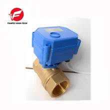 ADC9-24V CR02 CR03 CR04 DN15 DN20 DN25 латунь оба женские BSP уменьшенный диаметр CWX-15N 2 нм Мини моторизованный шаровой клапан для сточных вод