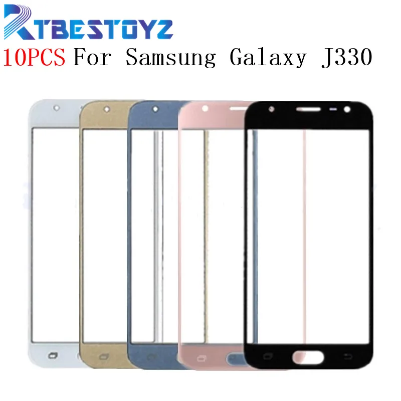 RTBESTOYZ 10PCS/lot For Samsung Galaxy J3 2017 Pro J330 J3300 Touch Screen Outer Front Glass Lens | Мобильные телефоны и