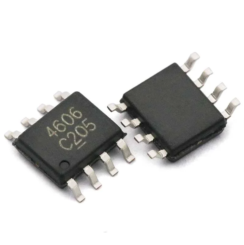 

10pcs AO4606 SOP8 AO4606C SOP SMD 4606 N+P channel high voltage MOSFET chip mos field effect transistor switch