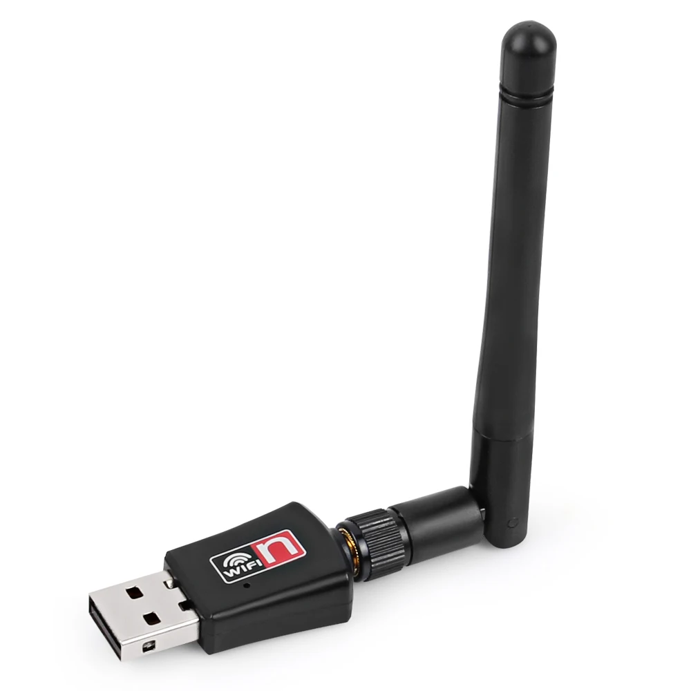 Беспроводной Wi Fi адаптер 300 Мбит/с 2 дБи USB антенна мини Сетевая LAN карта 802 11 b/g/n 4G