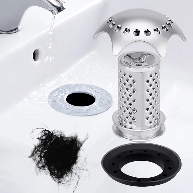 Shower Drain Hair Catcher Sink Filter Sewer Outfall Hair Catcher Kitchen Bathroom Accessoriesin