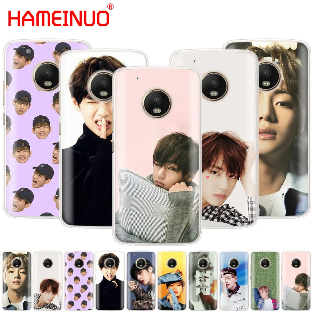 

HAMEINUO BTS Bangtan Boys V case phone cover For Motorola Moto X4 C G6 G5 G5S G4 Z2 Z3 PLAY PLUS