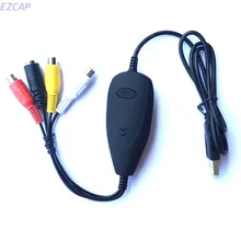 Новинка цифровой аналоговый видео конвертер, захвата аналогового видео с VHS, Hi8, видеокамеры к ПК для Windows7 8 10