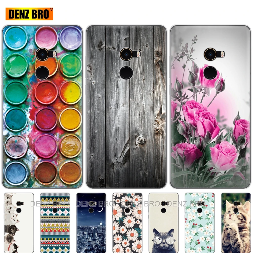 

soft Silicone phone Case For Xiaomi Mix 2 cases for Xiaomi Mi Mix 2 Mix2 soft tpu cover full 360 trabsparent new shell
