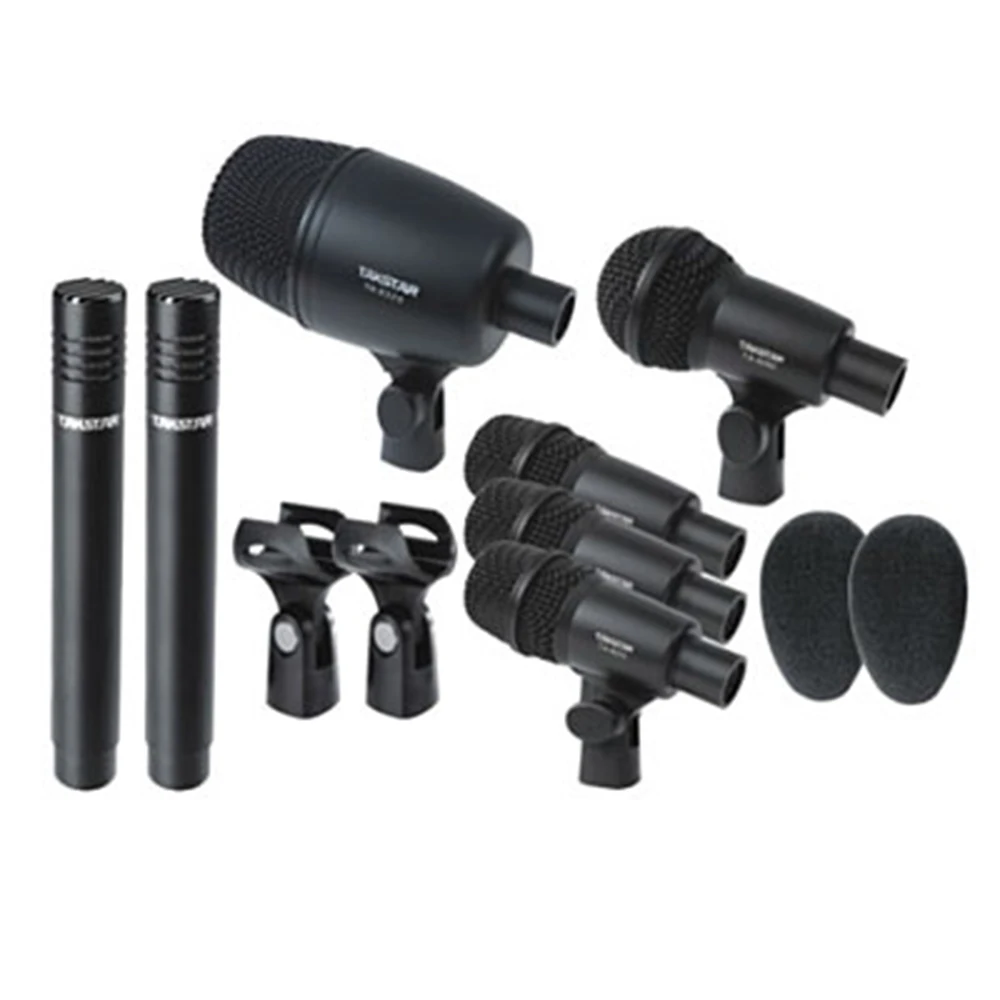 

Takstar DMS-7AS Professional Musical Instruments Drum Set Wired Microphone Mic Kit