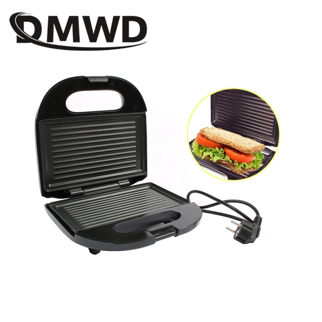 Best Offers DMWD Multifunctional Electric Mini Sandwich Makers grilling Panini plate Waffle toaster breakfast machine barbecue oven EU plug Best Offers DMWD Multifunctional Electric Mini Sandwich Makers grilling Panini plate Waffle toaster breakfast machine barbecue oven EU plug