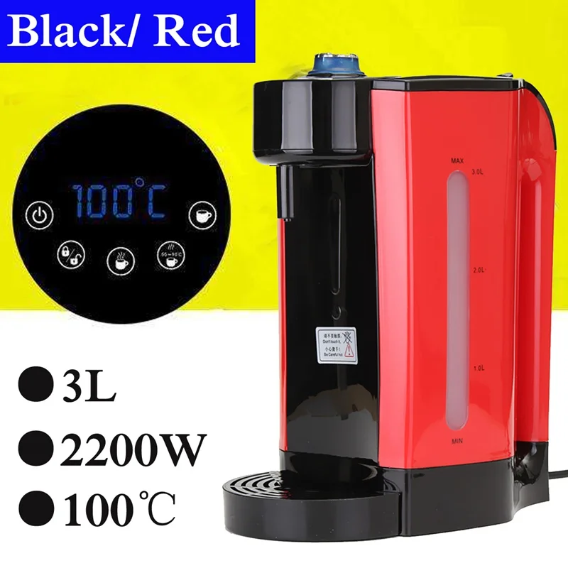 Instant Heating Electric Hot Water Dispenser 3L Boiler Electric Kettle Desktop Coffee Tea Maker Boiling Kettle Home 2200W Instant Heating Electric Hot Water Dispenser 3L Boiler Electric Kettle Desktop Coffee Tea Maker Boiling Kettle Home 2200W