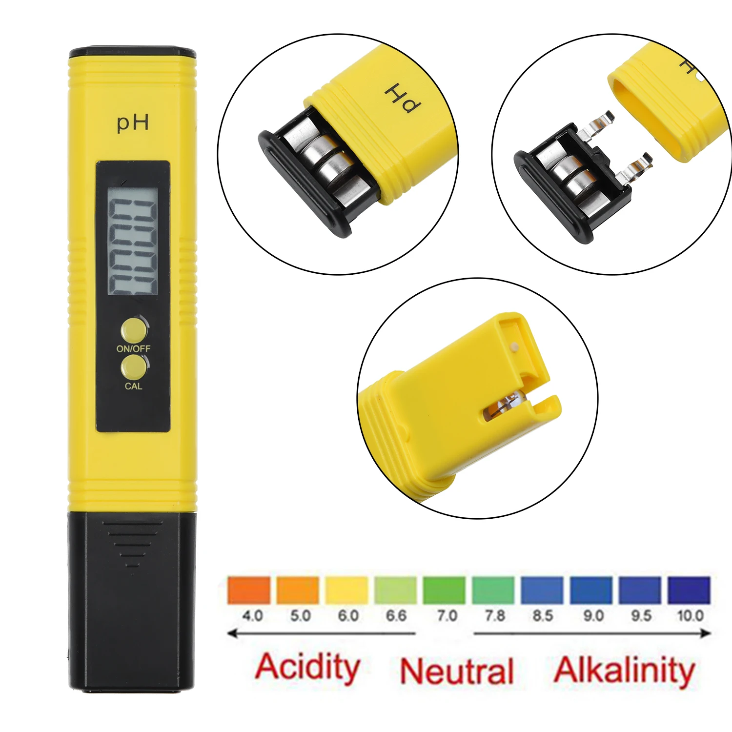 

LCD display screen Digital PH Tester Pen Monitor pen microprocessor microprocessor technology waterproof Digital