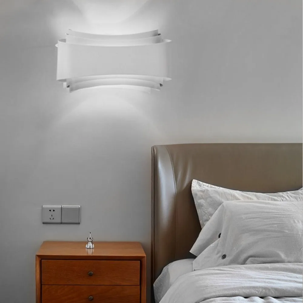 

Modern Led Wall Light Super Bright Lighting for Hotel Living Room Aisle Bedside Unique Design White/Warm White