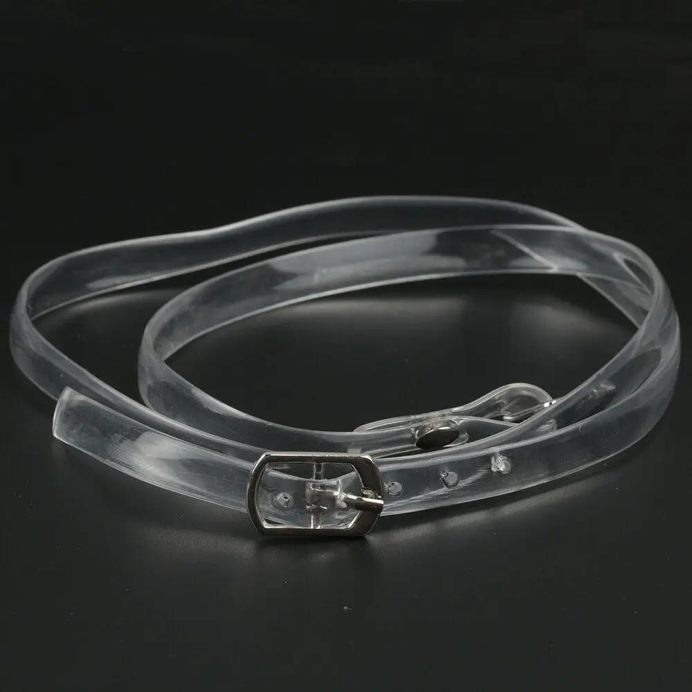 2pcs Shoe Strings Transparent Invisible Women High Heels TPU Band Ankle Straps  Detacheable
