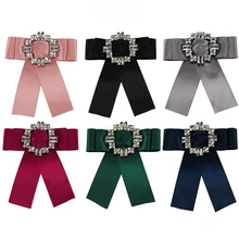 Модные однотонные ленты банк с кристаллами карман женился Галстуки бабочка мужской конфеты для мужчин женщин мужские бабочки Duftgold