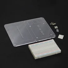 New 400 point Breadboard +Raspberry pi Mounting Plate Prototype Experiment Plate for Raspberry Pi 3 B & Raspberry Pi 2 Model B+