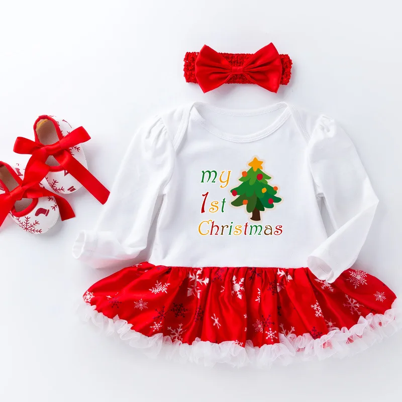 Хлопковая одежда для маленьких девочек; Рождественский Костюм Супермена и Бэтмена для новорожденных; комплекты с юбкой-пачкой для первого дня рождения; одежда для малышей - Цвет: 23
