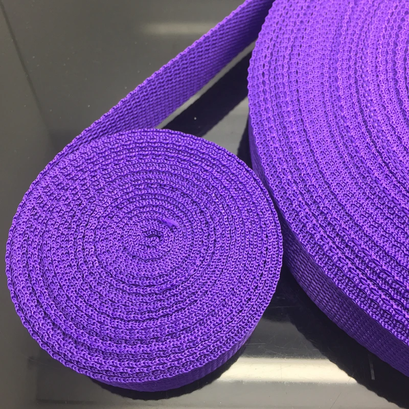 10mm 15mm 20mm 25mm 30mm 38mm  50mm Wide 10 Yards Length Strap Nylon Webbing Knapsack Strapping Bags Crafts