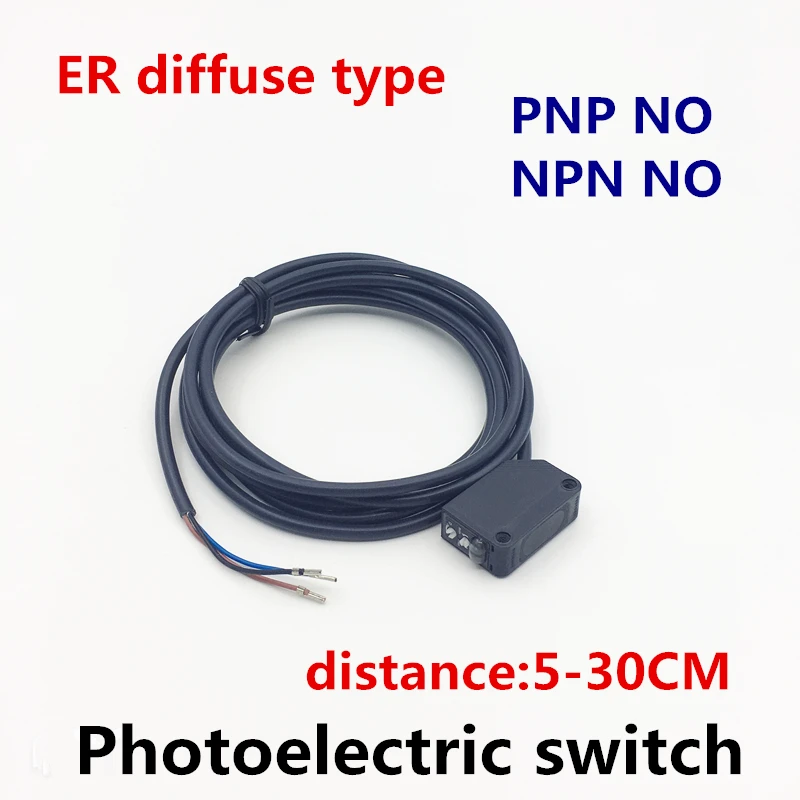 

photoelectric switch Diffuse reflection infrared switch photoelectric sensor sensing detect distance 5-30cm e3z NPN/PNP NO