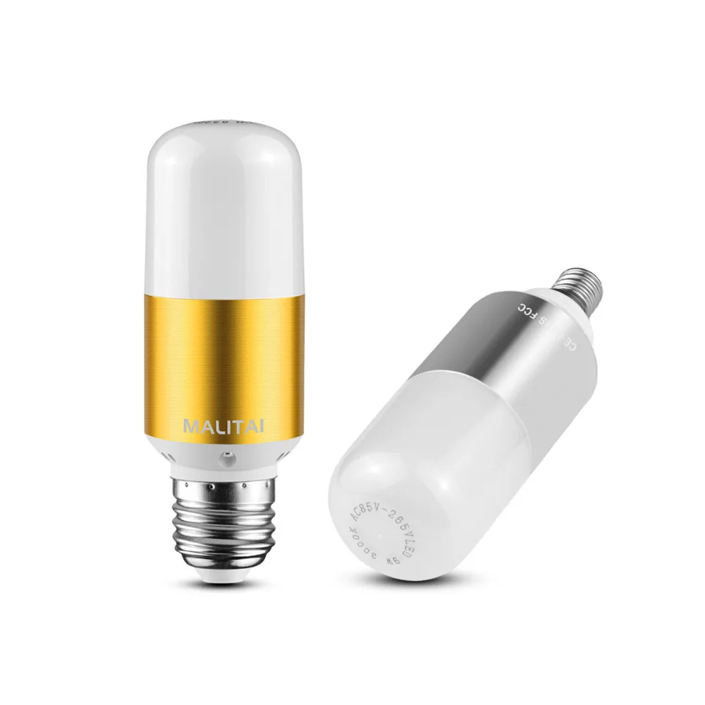 E27 E14 LED Lamp Bulb 5W 7W 9W Real Watt No Flicker Aluminum Cooling