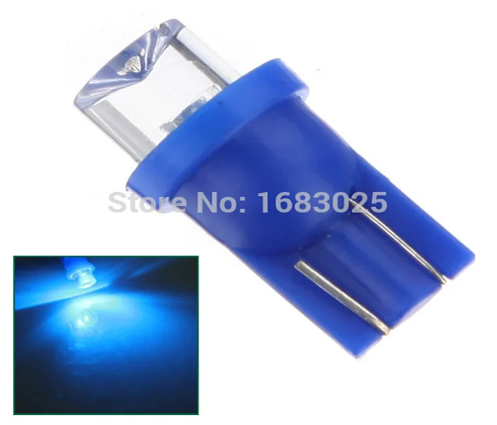 

500pcs T10 1 LED Car Indicator Light Bulbs Wedge Lamp T10 1LED Concave 12V White Red Green Blue Amber Color