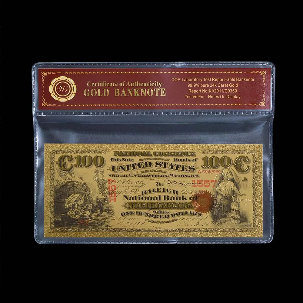 WR-Gold-Decorations-American-Gold-Banknote-Quality-1899-Year-One-Dollar-Colorful-Gold-Foil-Bill-Note (2)