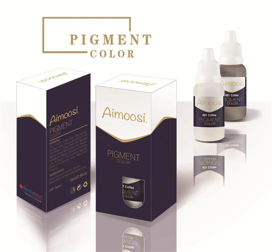 

3 Bottles Aimoosi Tattoo Pigment For Tattoo Permanent Eyebrow Munsu Beauty Makeup Ink Free Shipping Goochie quality